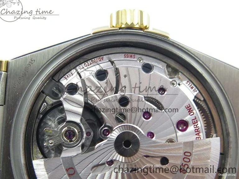 0115 Stylish Constellation 38mm SS RG VSF 1:1 Best Edition WhiteTextured Dial on SS RG Bracelet A8500 Super Clone 7921